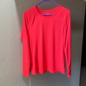 Women's Neon Pink Long Sleeve Top